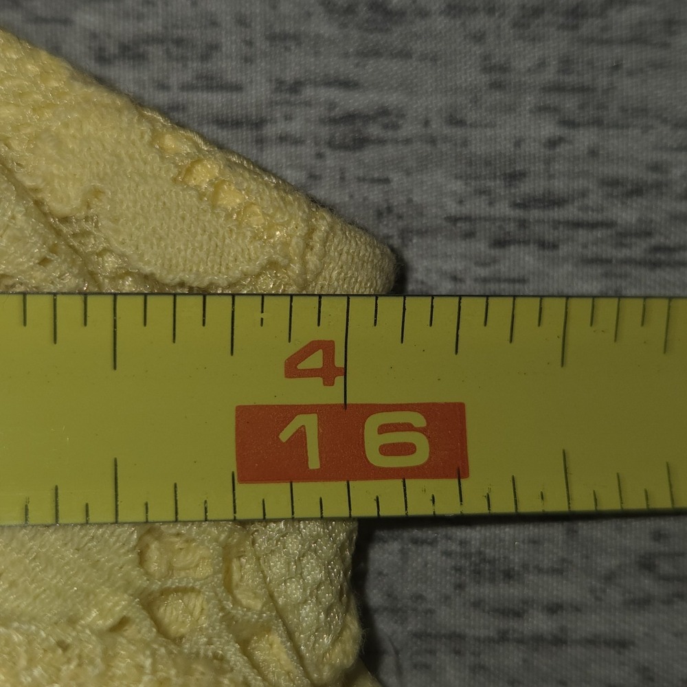 Childrens Place Floral Lace Shift Dress Girls 14 Yellow Layered Short Sleeve - Picture 6 of 9